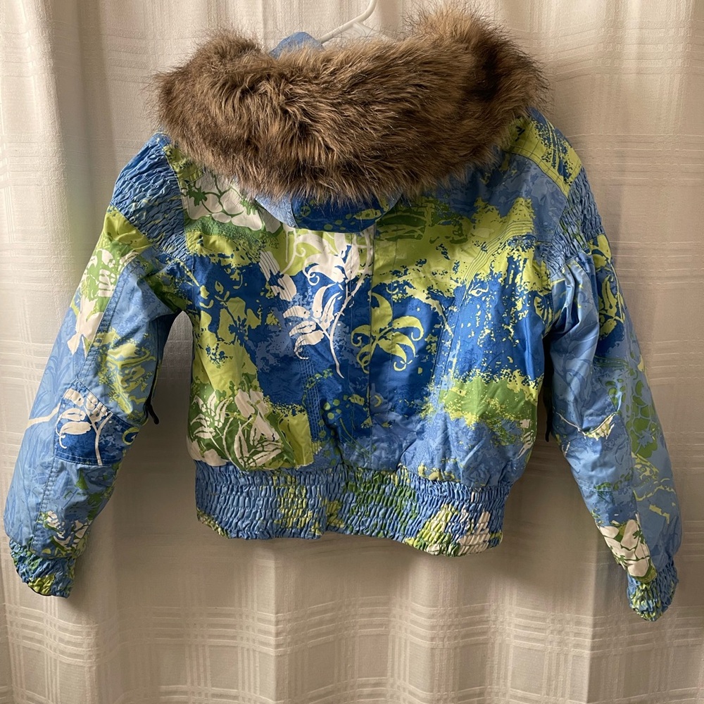 Obermeyer Fiji jacket ski snow faux fur hood - Picture 3 of 10
